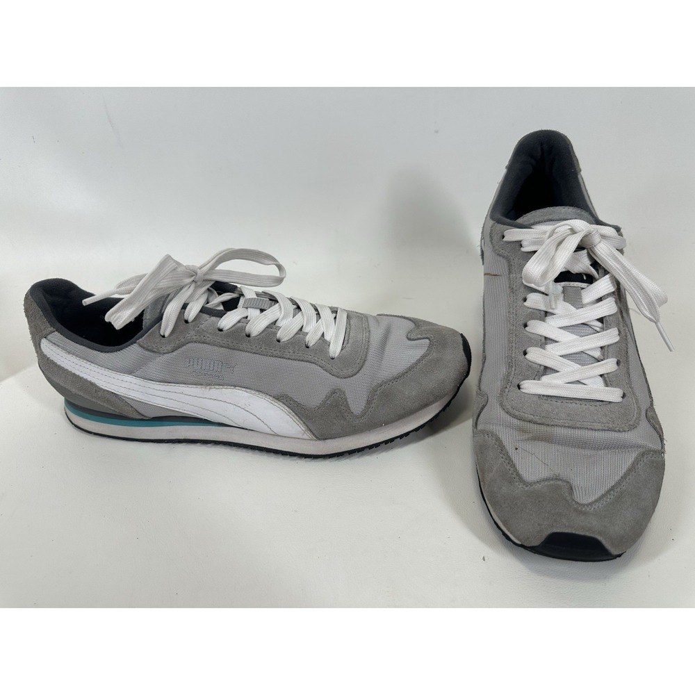 Puma Cabana Racer Men's Size 12 Gray Suede Casual Shoes